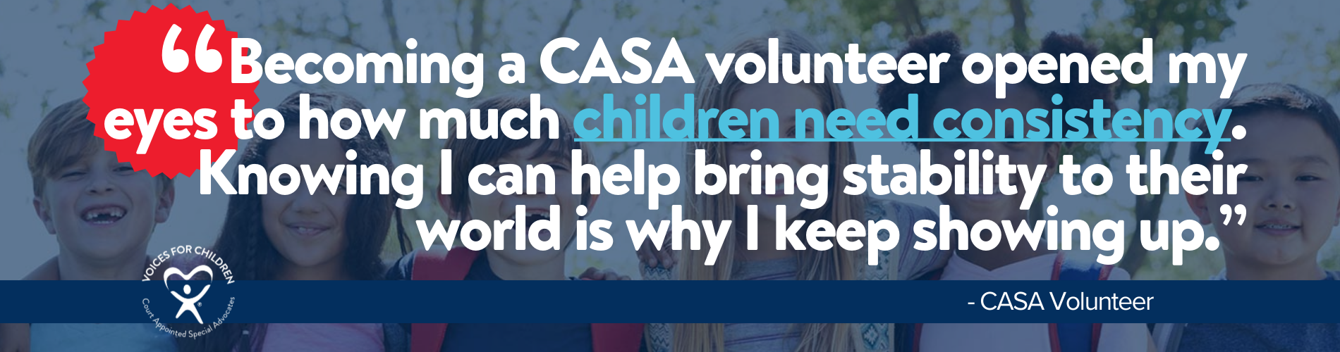 Volunteer with Voices for Children, CASA